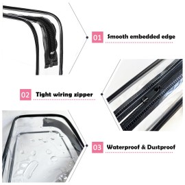 CADAVO TSA Approved Toiletry Bag, 3 Pack Clear Travel Bags for Toiletries, Quart Size Makeup Cosmetic Bag Organizer for Women Men Travel Accessories(Black) CADAVO TSA Approved Toiletry Bag, 3 Pack Clear Travel Bags for Toiletries, Quart Size Makeup Cosmetic Bag Organizer for Women Men Travel Accessories(Black)