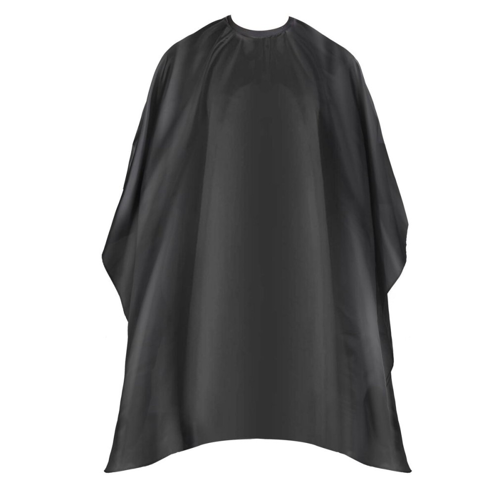 Omvoina Professional Hair Cutting Cape with Adjustable Snap Closure, Salon Barber Cape,Waterproof Hairdressing Salon Cape - 57 x 51(Black) Omvoina Professional Hair Cutting Cape with Adjustable Snap Closure, Salon Barber Cape,Waterproof Hairdressing Salon Cape - 57 x 51(Black)