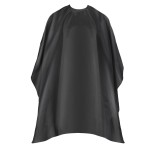 Omvoina Professional Hair Cutting Cape with Adjustable Snap Closure, Salon Barber Cape,Waterproof Hairdressing Salon Cape - 57 x 51(Black)