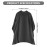 Omvoina Professional Hair Cutting Cape with Adjustable Snap Closure, Salon Barber Cape,Waterproof Hairdressing Salon Cape - 57 x 51(Black)
