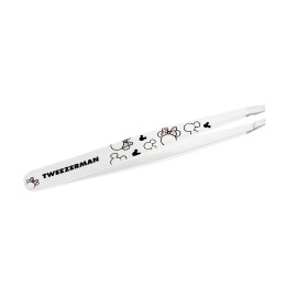 Tweezerman Exclusive Disney\'s Minnie Mouse Ear-esistible Slant Tweezer - Hair Removal Tweezers, Stainless Steel
