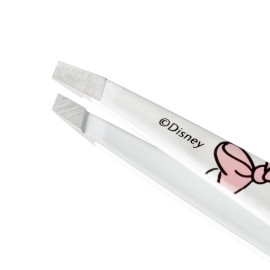 Tweezerman Exclusive Disney\'s Minnie Mouse Ear-esistible Slant Tweezer - Hair Removal Tweezers, Stainless Steel