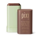 Pixi On-the-Glow Bronze - BeachGlow, Hydrating Tinted Moisture Bronzer Stick with Ginseng, Aloe Vera & Fruit Extracts, For Cheeks & Lips, 19g / 0.6oz, Paraben-Free