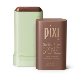 Pixi On-the-Glow Bronze - BeachGlow, Hydrating Tinted Moisture Bronzer Stick with Ginseng, Aloe Vera & Fruit Extracts, For Cheeks & Lips, 19g / 0.6oz, Paraben-Free