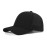 VOBOOM Men Quick Dry Baseball Cap Laser Cut Mesh Ball Curved Brim Snapback Hat (Black)