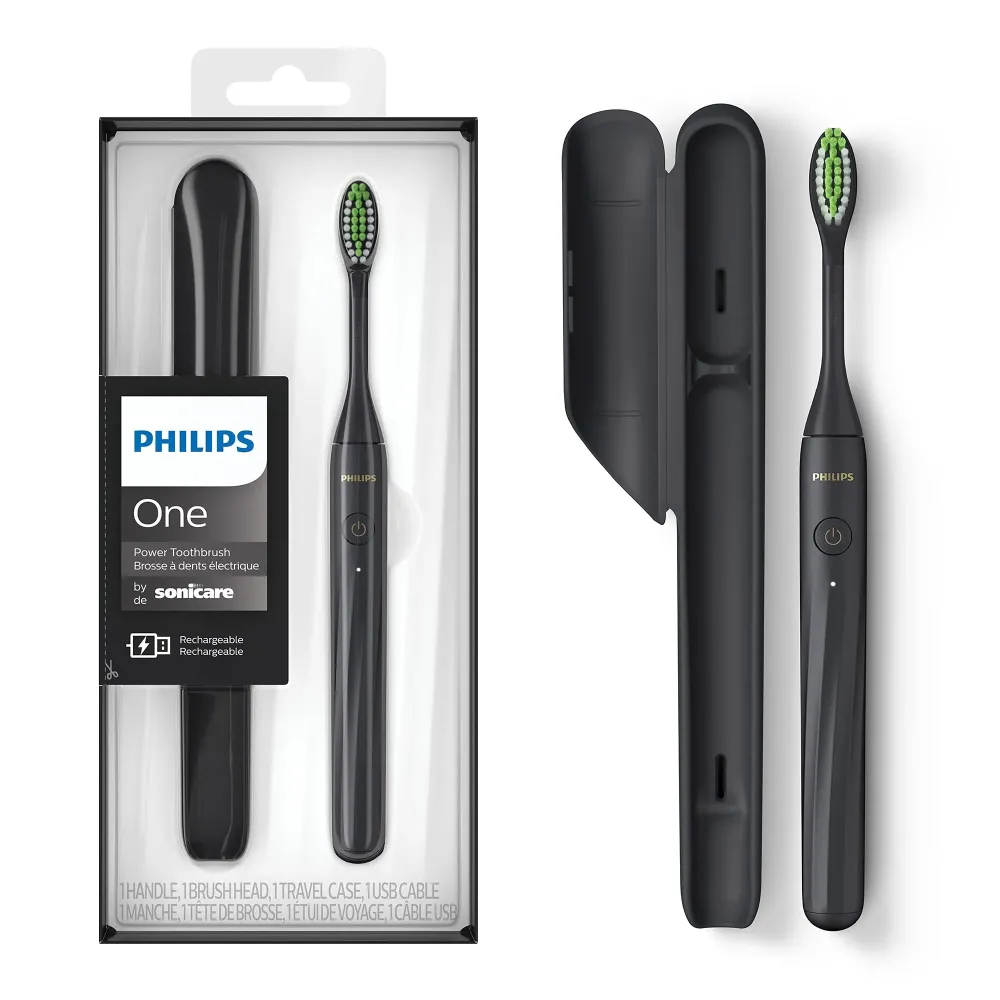 Philips Sonicare One by Sonicare Rechargeable Toothbrush, Shadow, HY1200/26 Philips Sonicare One by Sonicare Rechargeable Toothbrush, Shadow, HY1200/26