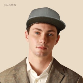 CHCHOK.LIDS Flat Bill Visor Classic Snapback Hat Blank Adjustable Brim High Top End Trendy Color Style Plain Tone Baseball Cap (Black)