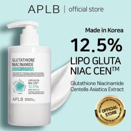 APLB Glutathione Niacinamide Body Lotion | LIPO GLUTA NIAC CEN 12.5% 10.14 FL.OZ/Korean Skincare, Long lasting hydration, Revitalize for gentle and improve skin texture APLB Glutathione Niacinamide Body Lotion | LIPO GLUTA NIAC CEN 12.5% 10.14 FL.OZ/Korean Skincare, Long lasting hydration, Revitalize for gentle and improve skin texture