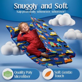 Klevly Nap Mats for Preschool Ages 3-5 | Soft & Non-Toxic Fabric | Nap Mat for Toddlers | Toddler Nap mats for Daycare | Kindergarten Nap Mat | Toddler Nap Mat | Construction Kids Nap Mat Klevly Nap Mats for Preschool Ages 3-5 | Soft & Non-Toxic Fabric | Nap Mat for Toddlers | Toddler Nap mats for Daycare | Kindergarten Nap Mat | Toddler Nap Mat | Construction Kids Nap Mat