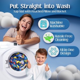 Klevly Nap Mats for Preschool Ages 3-5 | Soft & Non-Toxic Fabric | Nap Mat for Toddlers | Toddler Nap mats for Daycare | Kindergarten Nap Mat | Toddler Nap Mat | Construction Kids Nap Mat Klevly Nap Mats for Preschool Ages 3-5 | Soft & Non-Toxic Fabric | Nap Mat for Toddlers | Toddler Nap mats for Daycare | Kindergarten Nap Mat | Toddler Nap Mat | Construction Kids Nap Mat