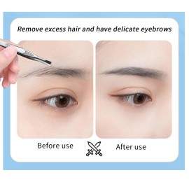 2Pcs Stainless Steel Tweezers for Women Facial Hair 2Pcs Stainless Steel Tweezers for Women Facial Hair