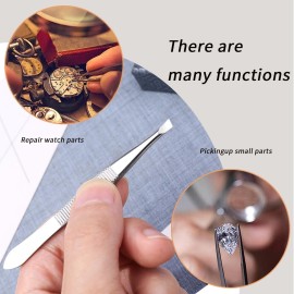 2Pcs Stainless Steel Tweezers for Women Facial Hair 2Pcs Stainless Steel Tweezers for Women Facial Hair