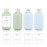 UMETASS 6.8 oz Plastic Travel Shampoo Bottles, Refillable Flip Cap Squeeze Bottles for Toiletries, Large Leakage-proof Travel Shampoo and Conditioner Bottles (Blue and Green)