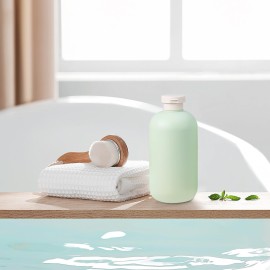 UMETASS 6.8 oz Plastic Travel Shampoo Bottles, Refillable Flip Cap Squeeze Bottles for Toiletries, Large Leakage-proof Travel Shampoo and Conditioner Bottles (Blue and Green) UMETASS 6.8 oz Plastic Travel Shampoo Bottles, Refillable Flip Cap Squeeze Bottles for Toiletries, Large Leakage-proof Travel Shampoo and Conditioner Bottles (Blue and Green)