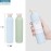 UMETASS 8.8 oz Plastic Travel Shampoo Bottles, Refillable Flip Cap Squeeze Bottles for Toiletries, Large Leakage-proof Travel Shampoo and Conditioner Bottles (Blue and Green)
