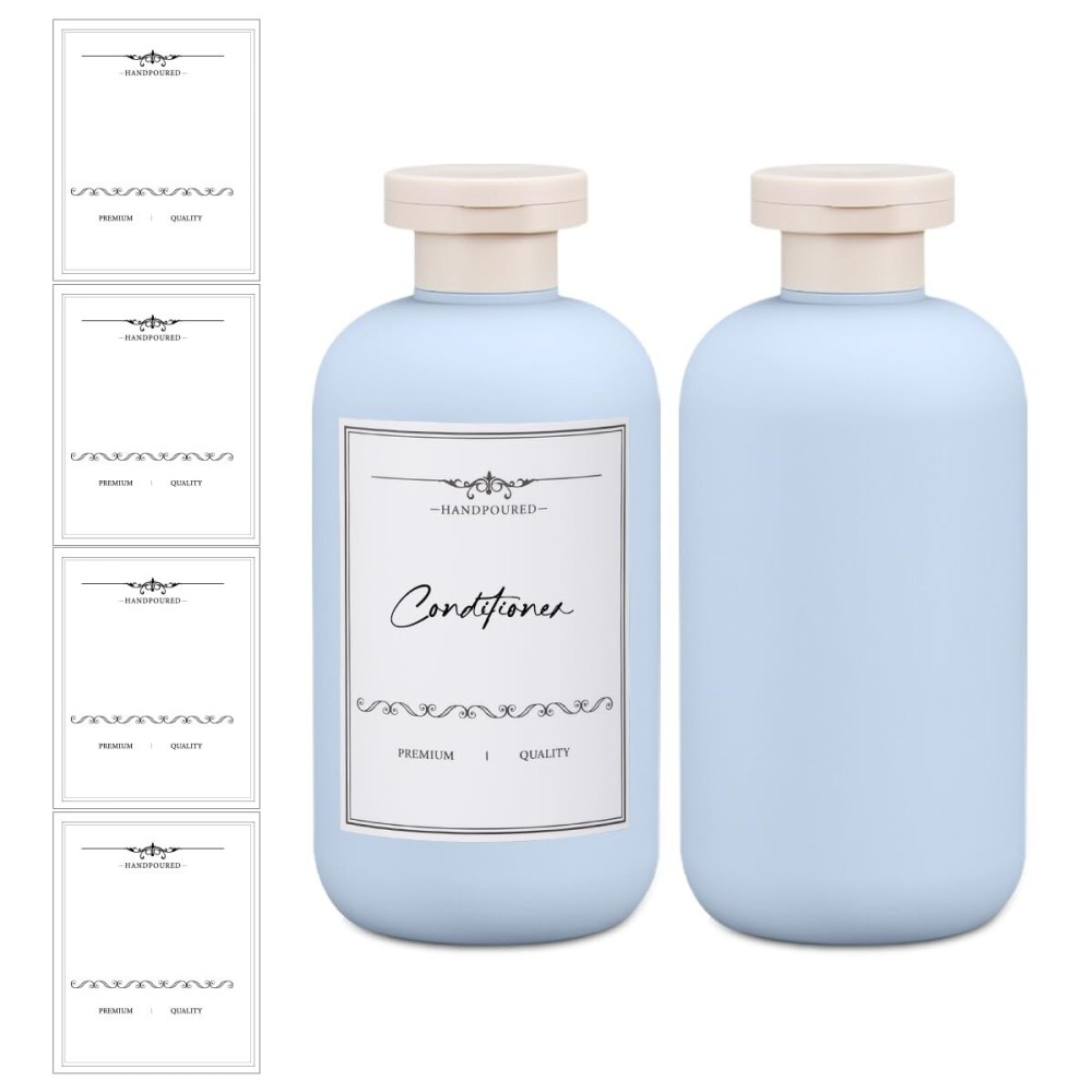 UMETASS 6.8 oz Plastic Travel Shampoo Bottles, Refillable Flip Cap Squeeze Bottles for Toiletries, Large Leakage-Proof Travel Shampoo and Conditioner Bottles (Blue) UMETASS 6.8 oz Plastic Travel Shampoo Bottles, Refillable Flip Cap Squeeze Bottles for Toiletries, Large Leakage-Proof Travel Shampoo and Conditioner Bottles (Blue)