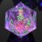 LDICEK DND Dice Set Sharp Edged Dice Set of 7 DND Faceted Dice Golden Numbers and Beautiful Iron Box Perfect for Dungeons & Dragons RPG and Board Game(Purple Green)