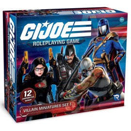 Renegade Games Studios: G.I. Joe Roleplaying Game: Villain Miniatures Set 1-12 Miniatures Expansion, Unpainted 28mm Scale Character Figures, RPG Boardgame Accessory Renegade Games Studios: G.I. Joe Roleplaying Game: Villain Miniatures Set 1-12 Miniatures Expansion, Unpainted 28mm Scale Character Figures, RPG Boardgame Accessory