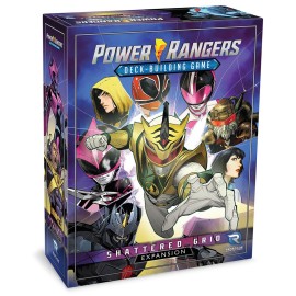 Power Rangers Deck-Building Game: Shattered Grid Expansion, Team up with Rangers from Across The ERAS to Defeat Lord DrakkonAlternate Universes, Ages 14+, 2-4 Players, 30-70 Min, Core Game Required