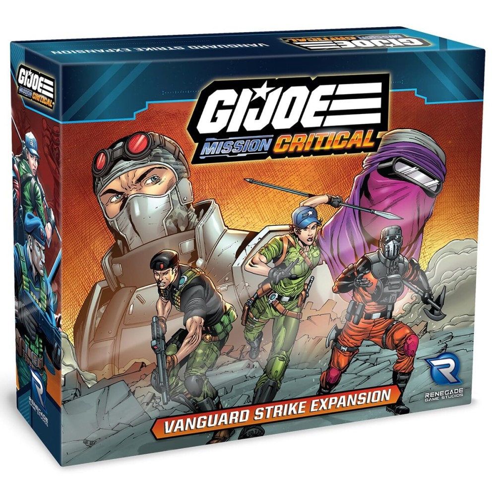 Renegade Game Studios: G.I. Joe Mission Critical: Vanguard Strike Expansion - RPG Cooperative Miniatures Boardgame, New Heroes, Nemesis & More, Ages 14+, 2-5 Players Renegade Game Studios: G.I. Joe Mission Critical: Vanguard Strike Expansion - RPG Cooperative Miniatures Boardgame, New Heroes, Nemesis & More, Ages 14+, 2-5 Players
