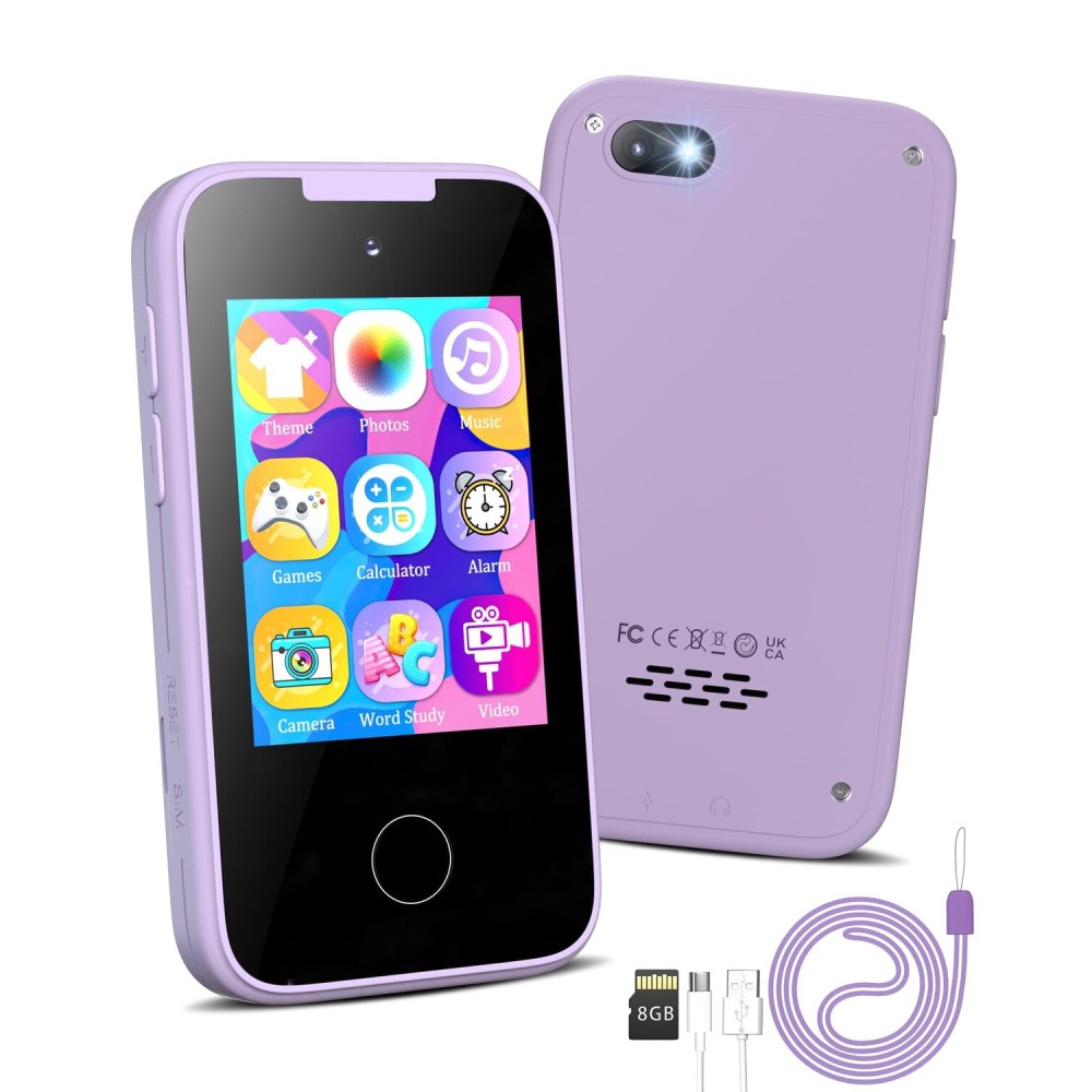 Kids Smart Phone Gifts for Girls 6-8 Year Old,Touchscreen Toy Cell Phone with Multi APPs 8G TF Card for Learning Play Christmas Birthday Gifts for Girls Age 3 4 5 6 7 8 9 Kids Smart Phone Gifts for Girls 6-8 Year Old,Touchscreen Toy Cell Phone with Multi APPs 8G TF Card for Learning Play Christmas Birthday Gifts for Girls Age 3 4 5 6 7 8 9