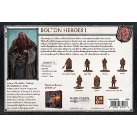 A Song of Ice and Fire Tabletop Miniatures Bolton Heroes I Box Set - Command The Ruthless Leaders, Strategy Game for Adults, Ages 14+, 2+ Players, 45-60 Minute Playtime, Made by CMON