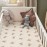 Knirose 52x28 Inches Muslin Crib Sheets Fitted Crib Mattress Sheet for Baby Girls & Boys, 100% Cotton, Soft Boho Neutral Toddler Bedding Bed Sheets Fits Well Standard Size Crib Mattress 28x52 Inches