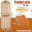 Liliful 2 Sets Travel Cribbage Board Game Sets Portable Travel Games Each Set with 4 Metal Pegs, 1 Mini Leather Cribbage Board, 2 Track 1 Storage Slot