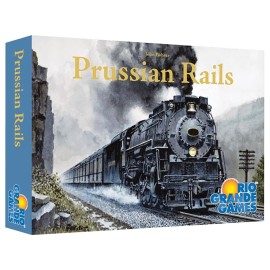 Rio Grande Games: Prussian Rails - Economic Train Board Game, Build Railroads in 1830\'s Germany, Bidding-Investment, Ages 14+, 3-5 Players, 90-120 Min