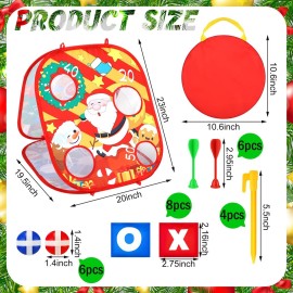 Liliful Christmas 3 in 1 Bean Bag Toss Game Set Christmas Party Games for Families Collapsible Cornhole and Dart Board Yard Outdoor Indoor Games for Boys and Girls Toys Xmas Activities Party Favors Liliful Christmas 3 in 1 Bean Bag Toss Game Set Christmas Party Games for Families Collapsible Cornhole and Dart Board Yard Outdoor Indoor Games for Boys and Girls Toys Xmas Activities Party Favors