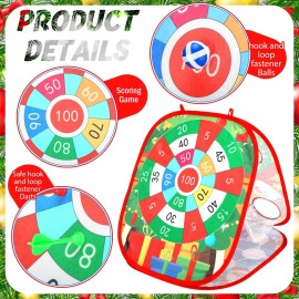 Liliful Christmas 3 in 1 Bean Bag Toss Game Set Christmas Party Games for Families Collapsible Cornhole and Dart Board Yard Outdoor Indoor Games for Boys and Girls Toys Xmas Activities Party Favors Liliful Christmas 3 in 1 Bean Bag Toss Game Set Christmas Party Games for Families Collapsible Cornhole and Dart Board Yard Outdoor Indoor Games for Boys and Girls Toys Xmas Activities Party Favors