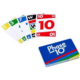 Phase 10 Card Game for Adults Bundle with Mr Dice Drawstring Bag
