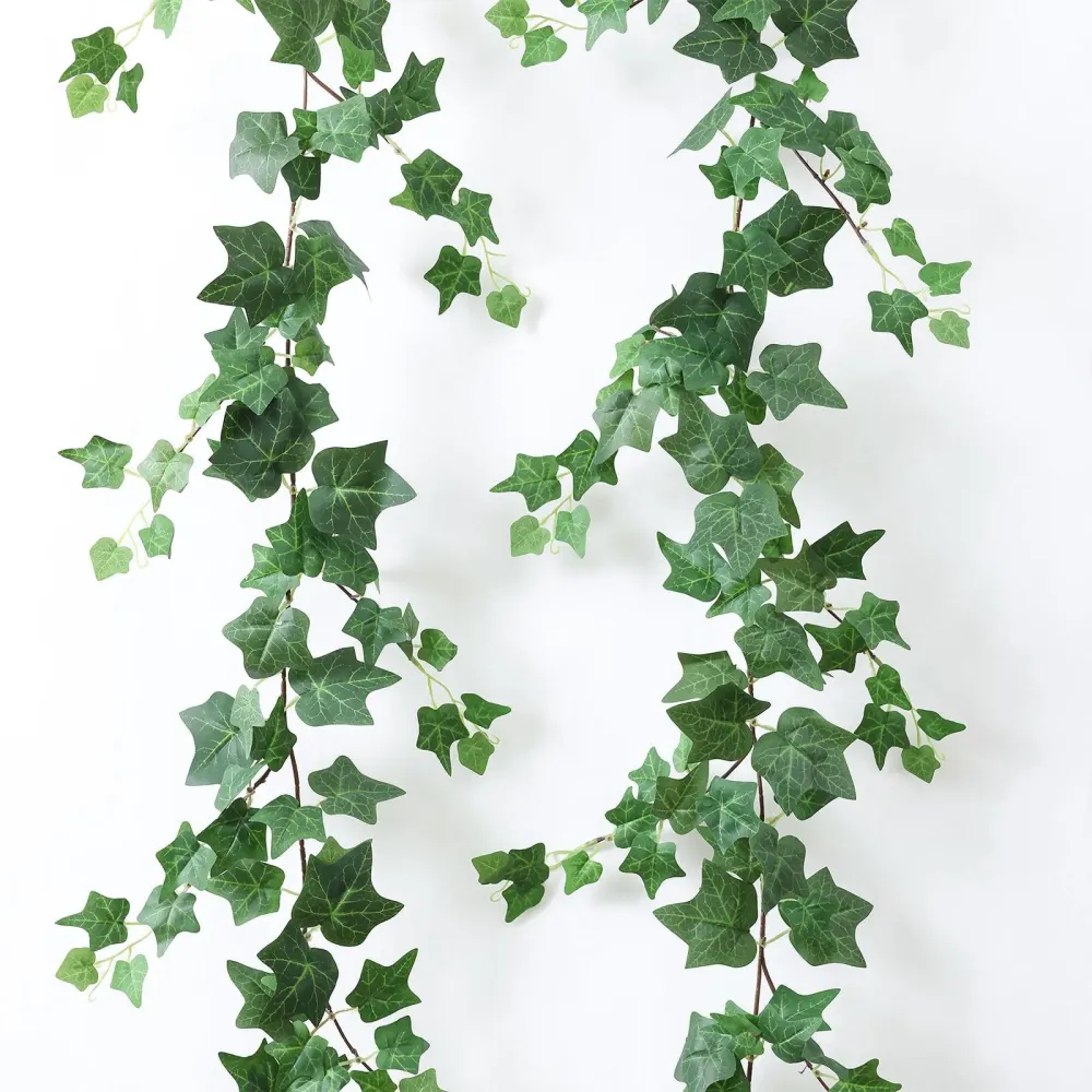 mizii 2 Strands Artificial Vines Ivy Garland 79 Fake Vine with Silk Green Leaves Faux Hanging Plants Greenery Decoration for Bedroom Home Wall Party Wedding Arch Apartment Room Decor (Ivy) mizii 2 Strands Artificial Vines Ivy Garland 79 Fake Vine with Silk Green Leaves Faux Hanging Plants Greenery Decoration for Bedroom Home Wall Party Wedding Arch Apartment Room Decor (Ivy)