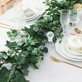 mizii 2 Strands Artificial Vines Ivy Garland 79 Fake Vine with Silk Green Leaves Faux Hanging Plants Greenery Decoration for Bedroom Home Wall Party Wedding Arch Apartment Room Decor (Ivy) mizii 2 Strands Artificial Vines Ivy Garland 79 Fake Vine with Silk Green Leaves Faux Hanging Plants Greenery Decoration for Bedroom Home Wall Party Wedding Arch Apartment Room Decor (Ivy)