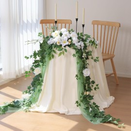 mizii 2 Strands Artificial Vines Ivy Garland 79 Fake Vine with Silk Green Leaves Faux Hanging Plants Greenery Decoration for Bedroom Home Wall Party Wedding Arch Apartment Room Decor (Ivy) mizii 2 Strands Artificial Vines Ivy Garland 79 Fake Vine with Silk Green Leaves Faux Hanging Plants Greenery Decoration for Bedroom Home Wall Party Wedding Arch Apartment Room Decor (Ivy)