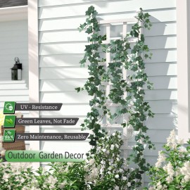 mizii 2 Strands Artificial Vines Ivy Garland 79 Fake Vine with Silk Green Leaves Faux Hanging Plants Greenery Decoration for Bedroom Home Wall Party Wedding Arch Apartment Room Decor (Ivy) mizii 2 Strands Artificial Vines Ivy Garland 79 Fake Vine with Silk Green Leaves Faux Hanging Plants Greenery Decoration for Bedroom Home Wall Party Wedding Arch Apartment Room Decor (Ivy)