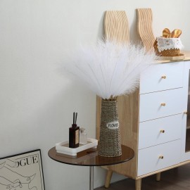 Wertuirk 30pcs White Pampas Grass - 24 Inch Faux Pampas Grass Decor, Artificial Tall Pompas Grass for Wedding Flower Arrangement, Party Decorations, Christmas and Home Decor (White) Wertuirk 30pcs White Pampas Grass - 24 Inch Faux Pampas Grass Decor, Artificial Tall Pompas Grass for Wedding Flower Arrangement, Party Decorations, Christmas and Home Decor (White)