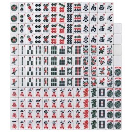 usamjtable 166 Tiles American Mahjong Set Soft Bag 4 All in One Color Pushers Racks Combo Easy Carry (Teal) usamjtable 166 Tiles American Mahjong Set Soft Bag 4 All in One Color Pushers Racks Combo Easy Carry (Teal)