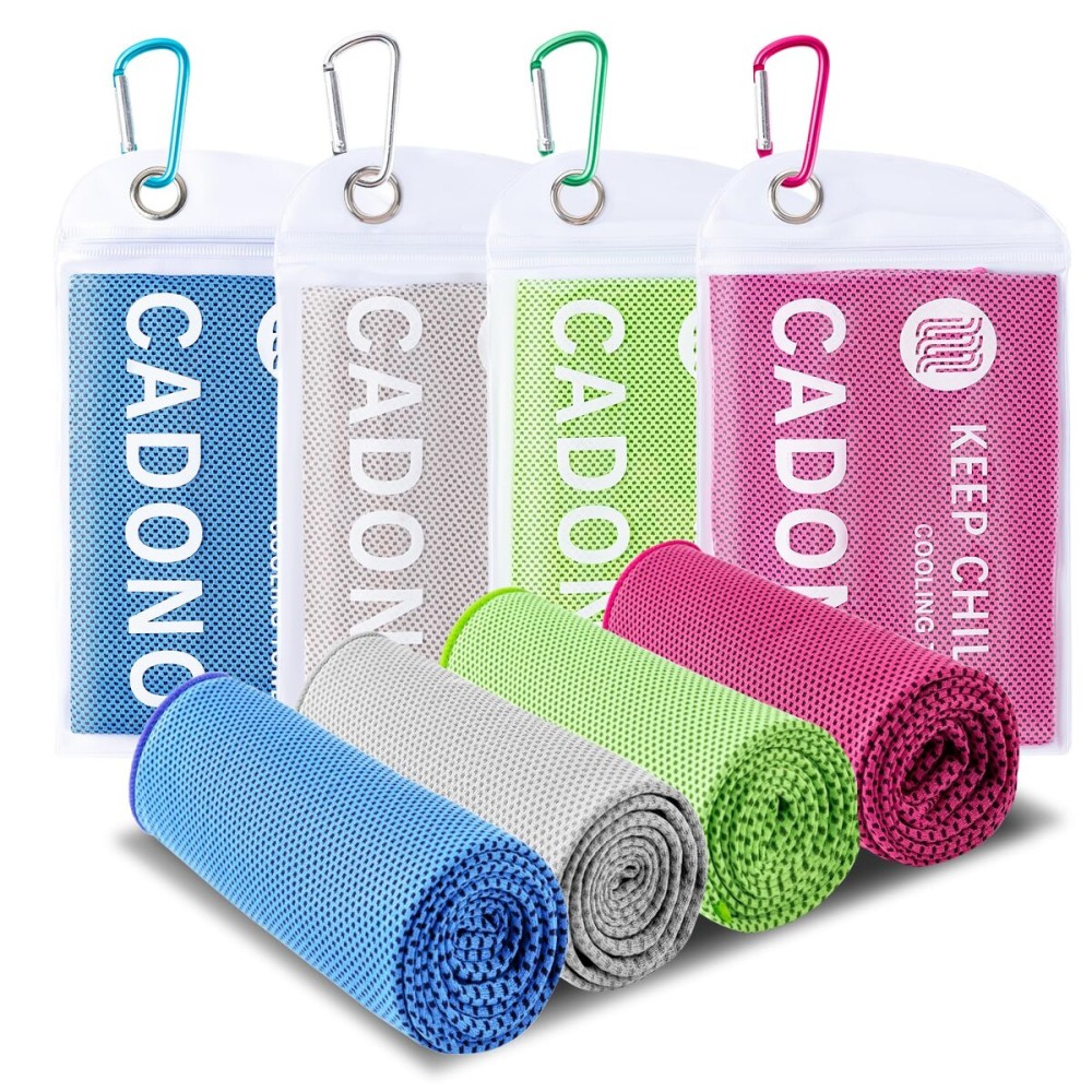 4 Pack Cooling Towel (40x12), Soft Breathable Chilly Towel, Ice Towel, Microfiber Towel for Yoga, Sport, Running, Workout,Gym, Camping, Fitness, Workout & More Activities(Multicolor) 4 Pack Cooling Towel (40x12), Soft Breathable Chilly Towel, Ice Towel, Microfiber Towel for Yoga, Sport, Running, Workout,Gym, Camping, Fitness, Workout & More Activities(Multicolor)