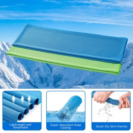 4 Pack Cooling Towel (40x12), Soft Breathable Chilly Towel, Ice Towel, Microfiber Towel for Yoga, Sport, Running, Workout,Gym, Camping, Fitness, Workout & More Activities(Multicolor) 4 Pack Cooling Towel (40x12), Soft Breathable Chilly Towel, Ice Towel, Microfiber Towel for Yoga, Sport, Running, Workout,Gym, Camping, Fitness, Workout & More Activities(Multicolor)