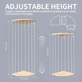 Zayysoha Stuffed Animal Storage & Toy Storage Organizer - Wooden Corner Hammock Shelf for Stuffed Animal Hammock Corner, Nursery, Playroom, Bedroom. Versatile Toy Organizer with Zoo Pattern Zayysoha Stuffed Animal Storage & Toy Storage Organizer - Wooden Corner Hammock Shelf for Stuffed Animal Hammock Corner, Nursery, Playroom, Bedroom. Versatile Toy Organizer with Zoo Pattern