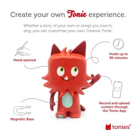 Tonies Monster Creative Audio Character - Record and Upload up to 90 Minutes of Your Own Stories and Songs