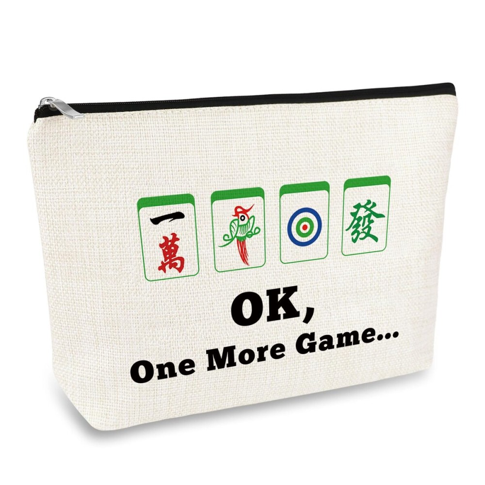 Mahjong Lover Gift Makeup Bag Mahjong Game Lover Present for Female Best Friend Sister Cosmetic Bag Retirement Gifts for Grandma Aunt Mom Sister Christmas Birthday Present Travel Toiletries Pouch Mahjong Lover Gift Makeup Bag Mahjong Game Lover Present for Female Best Friend Sister Cosmetic Bag Retirement Gifts for Grandma Aunt Mom Sister Christmas Birthday Present Travel Toiletries Pouch