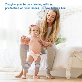 VOLSION Baby Knee Pads (6 Pairs) for Crawling, Toddler Walker Knee Pads for Boys and Girls, 3 6 12 Months Old Babies Must Haves VOLSION Baby Knee Pads (6 Pairs) for Crawling, Toddler Walker Knee Pads for Boys and Girls, 3 6 12 Months Old Babies Must Haves