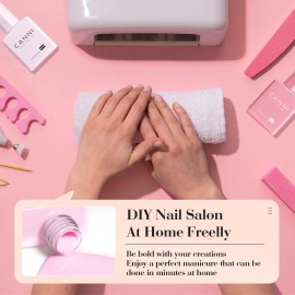 CANNI 9ml Hema-Free Gel Nail Polish Set- 6Pcs Light Pink Nail Gel Manicure Kit, Soak Off LED Polish DIY at Home Salon Gifts for Women Girls CANNI 9ml Hema-Free Gel Nail Polish Set- 6Pcs Light Pink Nail Gel Manicure Kit, Soak Off LED Polish DIY at Home Salon Gifts for Women Girls