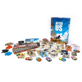 Pandasaurus Games After Us Board Game by Pandasaurus Games - Evolutionary Strategy Game in a Post-Human World, Ages 13+, 1-6 Players, 40-60 Minute Playtime