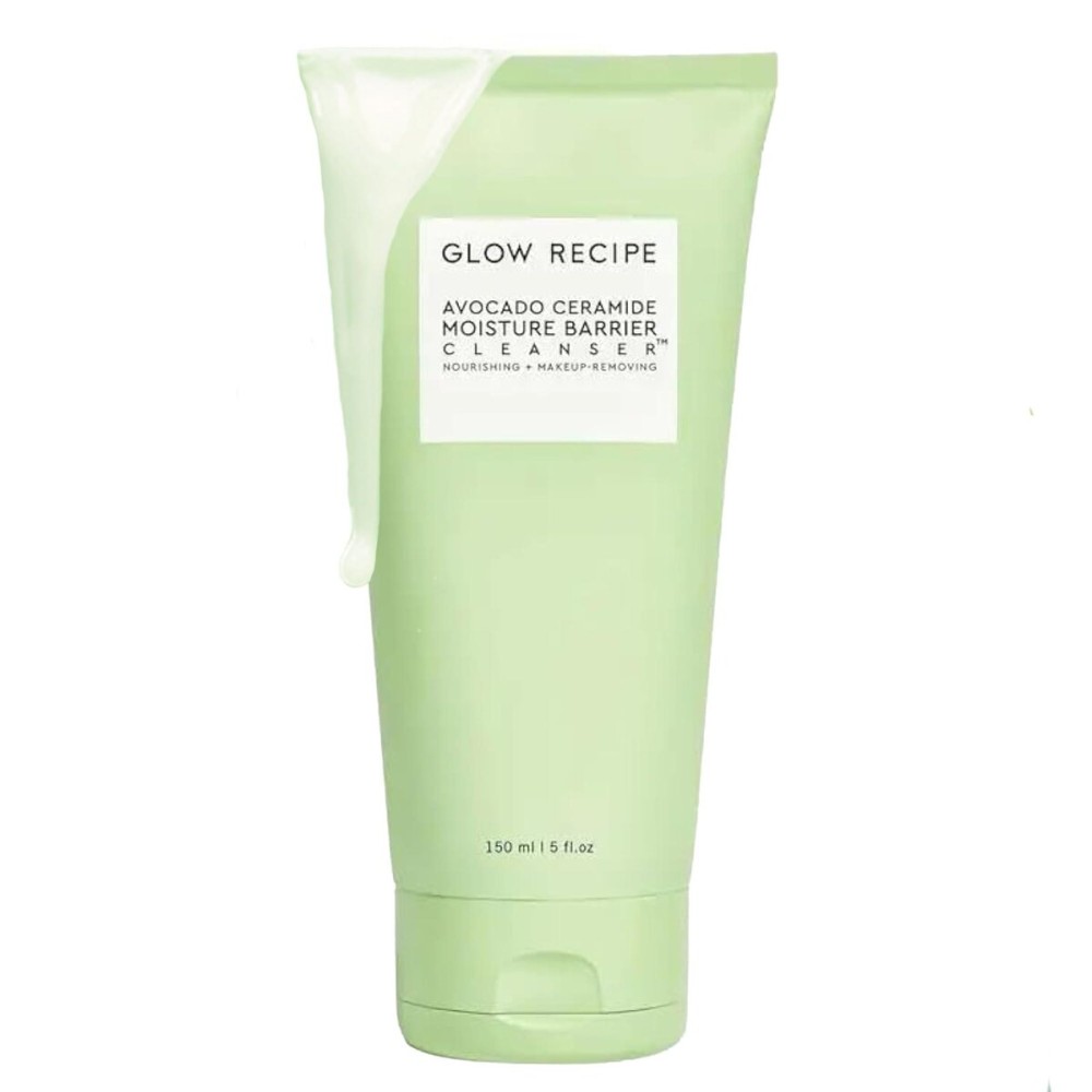 Glow Recipe Avocado Ceramide Facial Cleanser for Dry Skin - Hydrating Gel to Foaming Face Wash for Women & Men - Gentle Moisture Barrier Repair with Hyaluronic Acid & Colloidal Oatmeal, 150ml Glow Recipe Avocado Ceramide Facial Cleanser for Dry Skin - Hydrating Gel to Foaming Face Wash for Women & Men - Gentle Moisture Barrier Repair with Hyaluronic Acid & Colloidal Oatmeal, 150ml