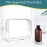 Cosywell Travel Bottles for Toiletries 4pcs 3.4oz Travel Shampoo and Conditioner Bottles TSA Approved Travel Size Containers Leak Proof Small Plastic Squeeze Bottles with Flip Cap