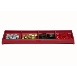 GameTamer 4-Pack Token Trays for Board Game Meeples (Token Tamers - Set of 4, Crimson Red) GameTamer 4-Pack Token Trays for Board Game Meeples (Token Tamers - Set of 4, Crimson Red)