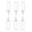 MUUZLL Spray Bottles 6 pcs, Refillable Cosmetic Spray Bottles, Small Refillable Liquid Containers, 2oz/50ml Clear Empty Fine Mist Plastic Mini Travel Bottle